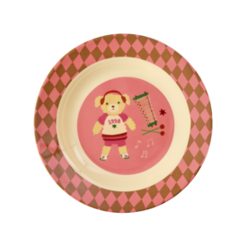 rice Denmark Rice melamine diep bord Music Band roze