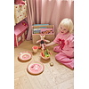 Rice melamine diep kinderbord Music Band roze