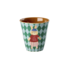Rice melamine kinderbekers Music Band print blauw