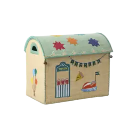 rice Denmark Rice opbergkist Fun Fair botsauto en popcorn stand