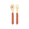 Rice melamine babybestek Music Band roze