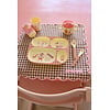 Rice melamine babybestek Music Band roze