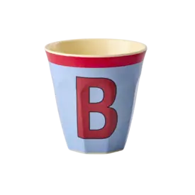 rice Denmark Rice alfabet beker letter B blauw rood
