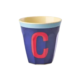 rice Denmark Rice alfabet beker letter C blauw rood