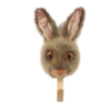 Wild & Soft kinderkapstok pluche konijn bruin