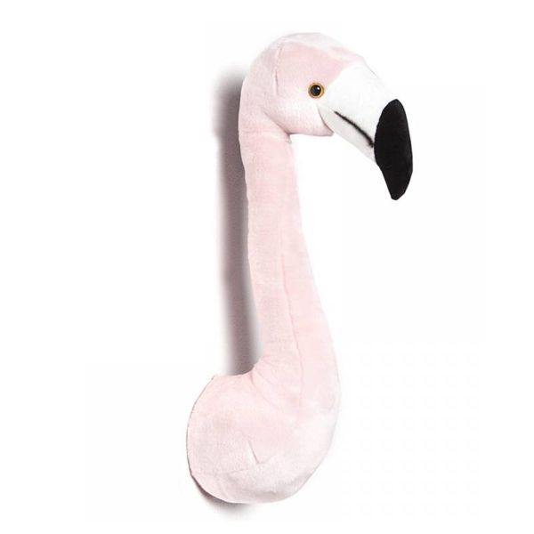 Wild & Soft Wild & Soft dierenkop flamingo