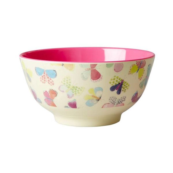 rice Denmark Rice melamine kom vlinders