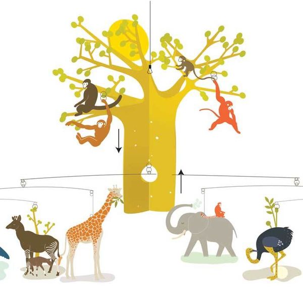 Djeco Djeco mobiel Afrikaanse savanne