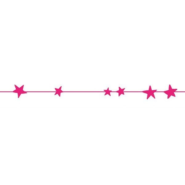 Mimi'lou Mimilou muursticker sterren frise neon roze