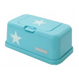 funkybox Funkybox billendoekjes bewaardoos turquoise ster