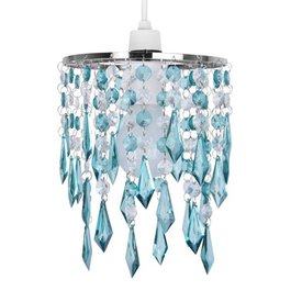  Kinderlamp kroonluchter turquoise klein