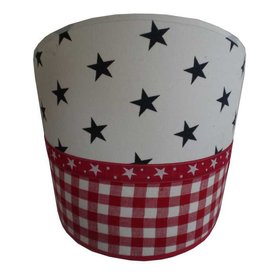 Juul Design Juul Design wandlamp stars and stripes rood