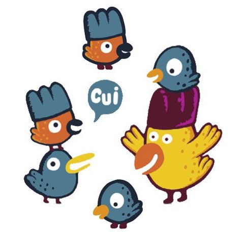 Nouvelles Images muursticker piepvogeltjes