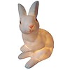 Figuurlamp wit konijn groot