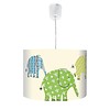 Designers Guild kinderlamp olifanten groen