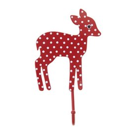 Sass & Belle RJB Stone kapstokje bambi stippen rood