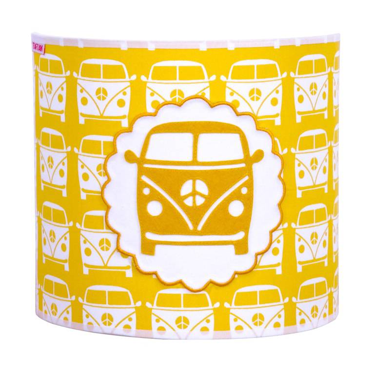 Ieder fragment Licht Wandlamp kinderkamer auto VW busje geel | Kidzsupplies