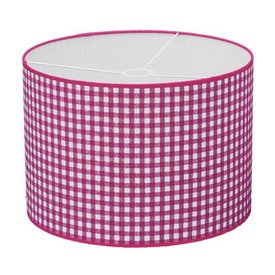 Taftan Taftan kinderlamp ruit fuchsia