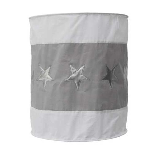 Taftan Taftan kinderlamp grijs silver stars