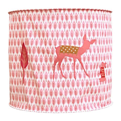 Taftan hanglamp bambi roze