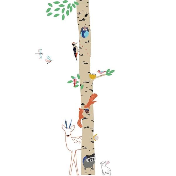 rijkdom kust dwaas Muursticker kinderkamer boom into the wood | Kidzsupplies