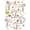 Lilipinso muursticker kinderkamer flamingo's