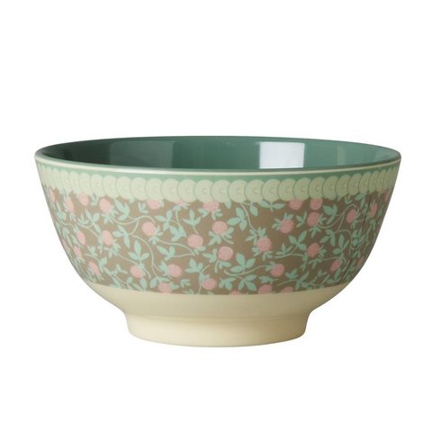 Rice melamine kom bloemen mini floral