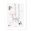 Lilipinso kinderposter woodland hertje