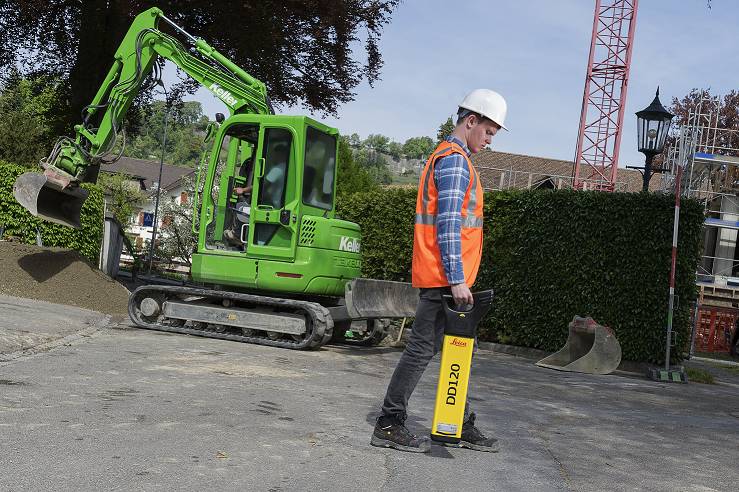 DD130 kabeldetector met diepte indicatie