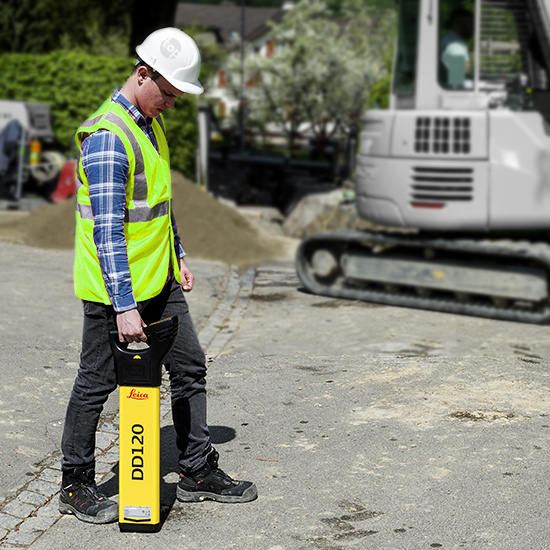 DD120 Kabeldetector met diepte indicatie