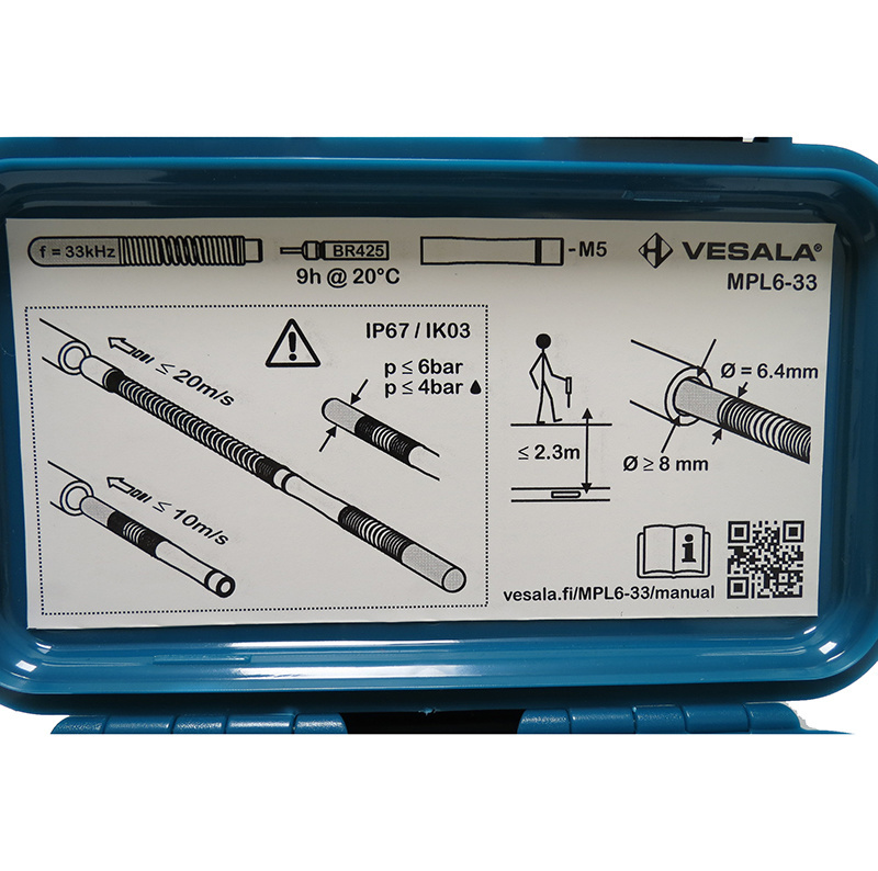Microsonde MPL6-33kHz Ø 6,4MM - lengte 85mm