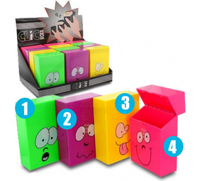 Novus Fumus Zigarettenschachtel 'Pop Up Smiley' Novus Fumus Zigarettenschachtel 'Pop Up Smiley'