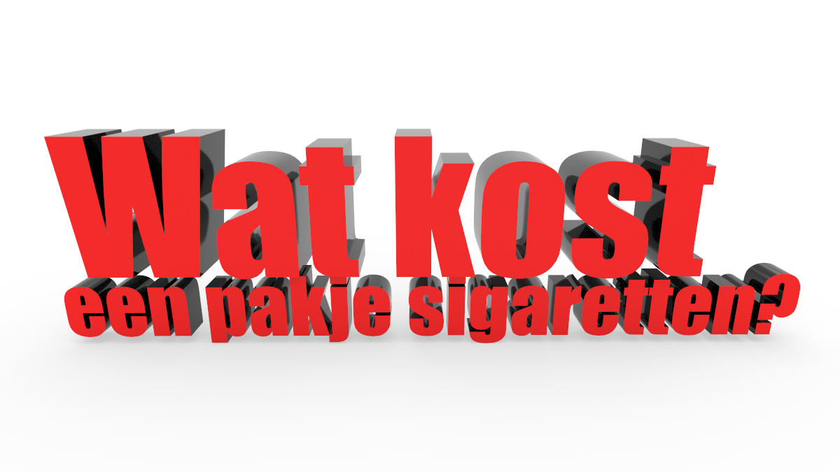 Wat kost een pakje sigaretten in 2024, en wat betaalde je vroeger