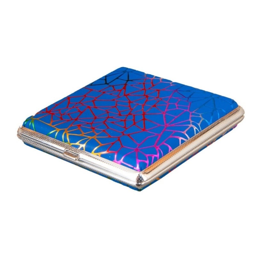 Zigarettenetui Mit Schmetterlingsdruck - Federklappdeckel Für 20 Zigaretten