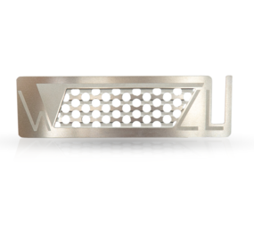 Woodzl Stainless steel card grinder with pestle Woodzl Stainless steel card grinder with pestle