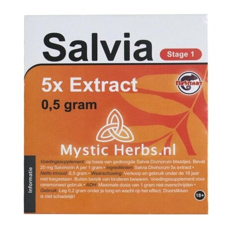 Salvia Divinorum - Estratto - 0,5 grammi - Novus Fumus