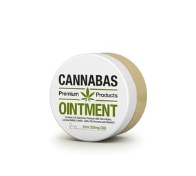 Cannabas Ungüento Premium CBD 200mg - Tarro 25ml Cannabas Ungüento Premium CBD 200mg - Tarro 25ml