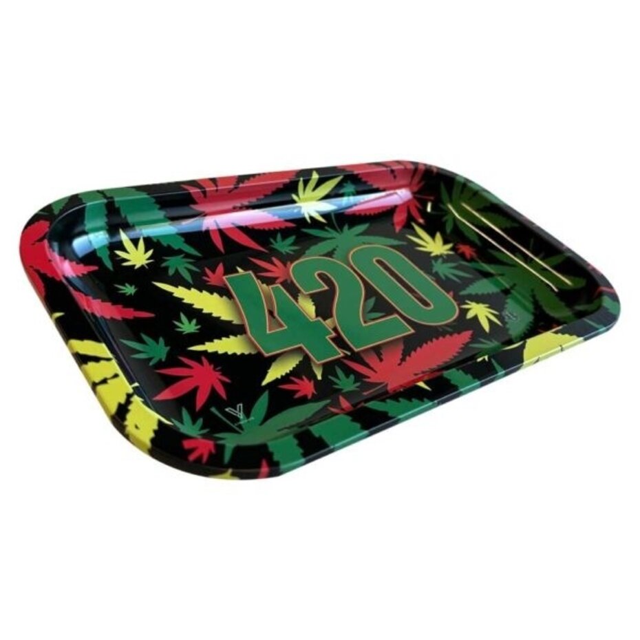 420 Rasta Rolling Tray - Large | Bestel Diskreet Online - Novus Fumus