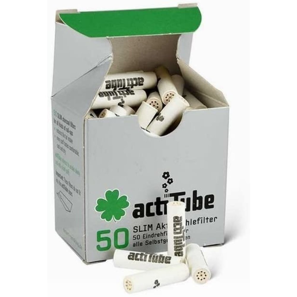 ActiTube Aktivkohlefilter Slim - 50 pezzi - Migliore esperienza di fumo