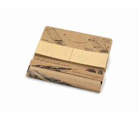 Woodzl 32 ungebleichte Zigarettenpapiere – braunes Reispapier Woodzl 32 ungebleichte Zigarettenpapiere – braunes Reispapier
