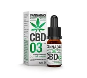 Cannabas Huile de CBD 2,5% - 10 ml et 30 ml Cannabas Huile de CBD 2,5% - 10 ml et 30 ml