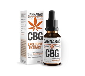 Cannabas Huile de CBG - 10 ml, 500 mg de CBG Cannabas Huile de CBG - 10 ml, 500 mg de CBG