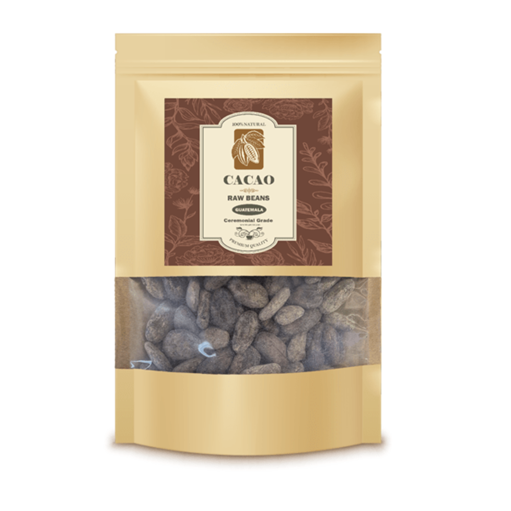 Fèves De Cacao Cru Bio 200g. Organic Raw Cacao Beans. 100 % Naturel Et
