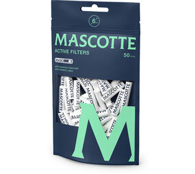 Mascotte Filtres Slim actifs - 50 pièces Mascotte Filtres Slim actifs - 50 pièces