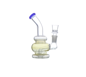 Novus Fumus Heavy Glass Bong with Diffuser Gold Novus Fumus Heavy Glass Bong with Diffuser Gold