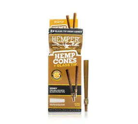HEMPER Cones 2-pack King Size met glazen tip HEMPER Cones 2-pack King Size met glazen tip