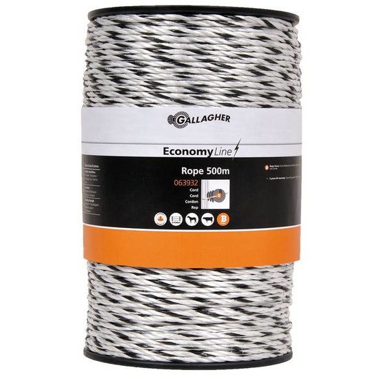 Gallagher EconomyLine cord wit 500 m