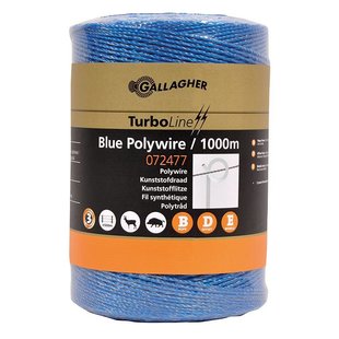 Kunststofdraad blauw 1000 m