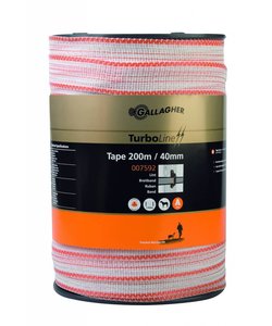 TurboLine lint 40 mm standaard wit 200 m