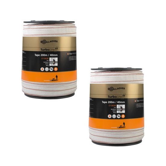 Gallagher TurboStar lint 40 mm super wit 2x200 m